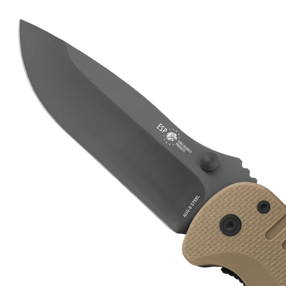 ESP Multi-purpose Folding Knife RESCUE, Smooth Blade - Tan OD-A-ESP048-TAN asgbox.pl ESP Multi-purpose Folding Knife RESCUE, Smooth Blade - Tan - obrazek 2