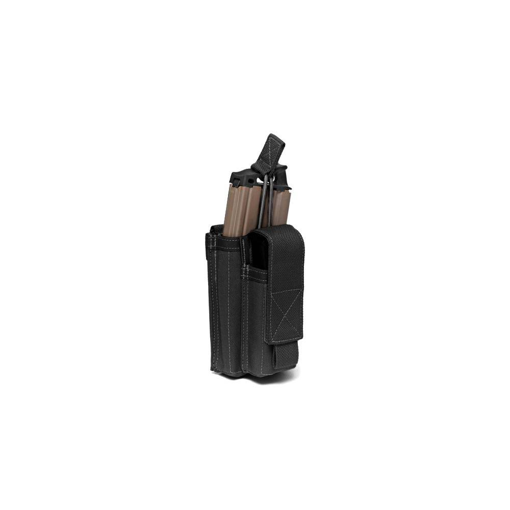WAS Combined Pouch for Pistol and AR15 / M4 Magazine - Black OD-A-W-EO-SMOP-SP-BLK asgbox.pl WAS Combined Pouch for Pistol and AR15 / M4 Magazine - Black