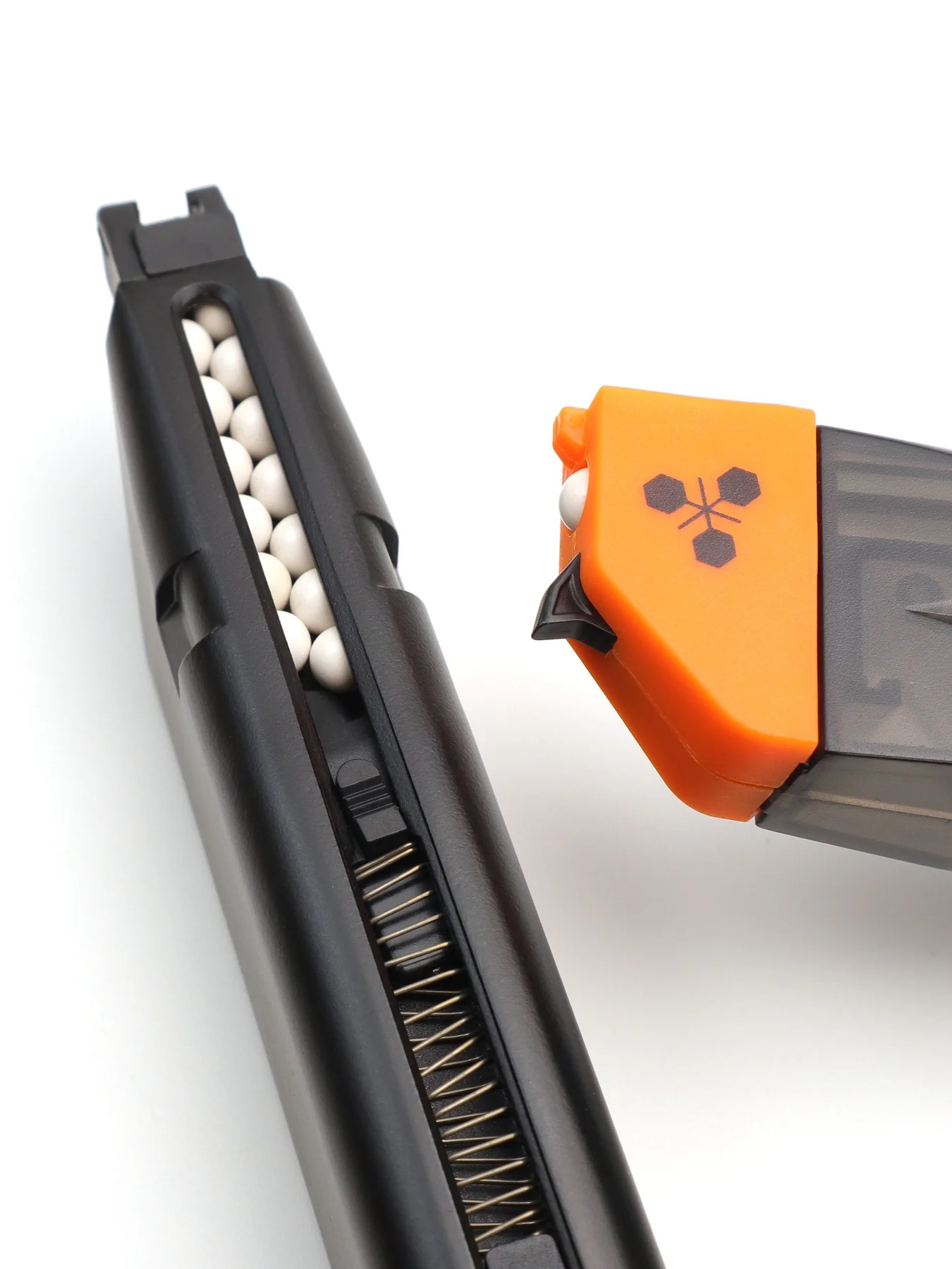 Tridos Unicorn Adapter for Loading GBB Pistol Magazines - Orange OD-A-TRID01 asgbox.pl Tridos Unicorn Adapter for Loading GBB Pistol Magazines - Orange - obrazek 4