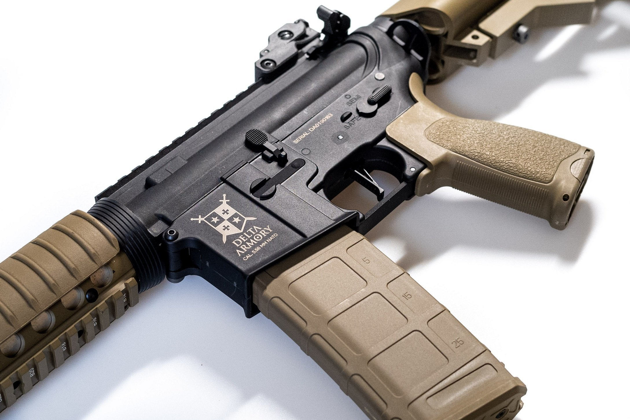 Delta Armory M4 CQB-R BRAVO - Black/Tan OD-A-DA014-TAN asgbox.pl Delta Armory M4 CQB-R BRAVO - Black/Tan - obrazek 3