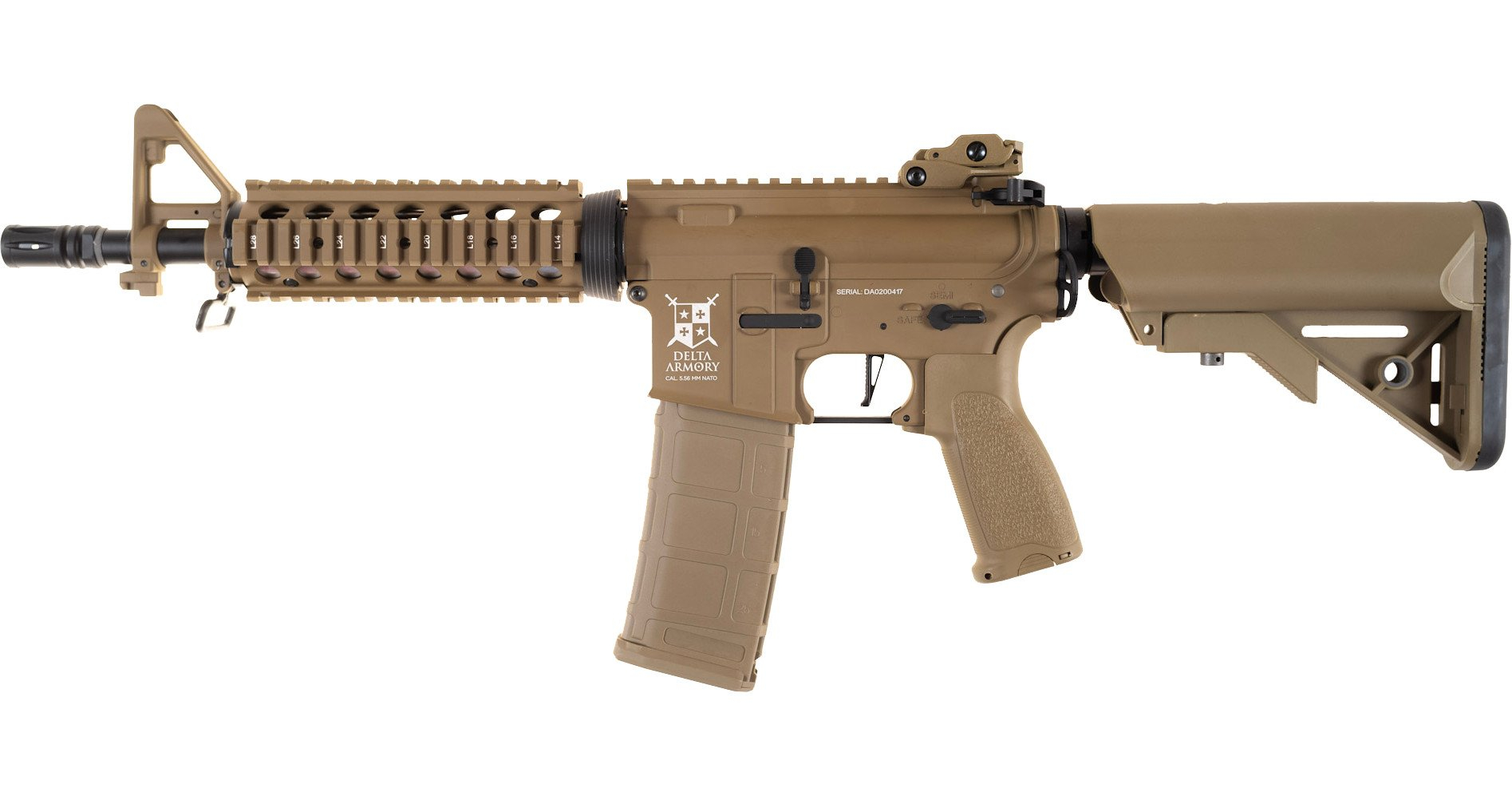 Delta Armory M4 CQB-R ALPHA - Tan OD-A-DA015-TAN asgbox.pl Delta Armory M4 CQB-R ALPHA - Tan