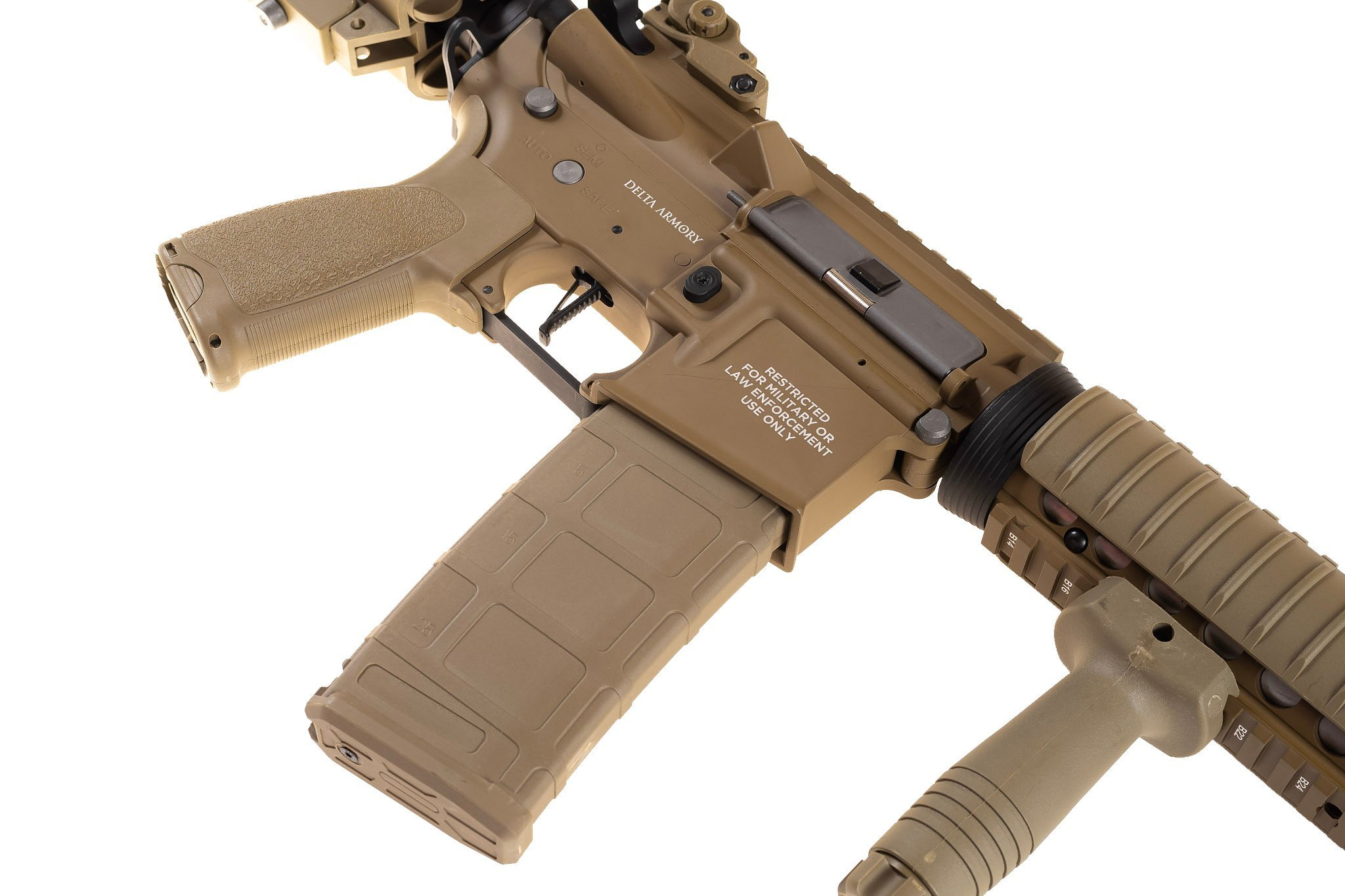 Delta Armory M4 CQB-R ALPHA - Tan OD-A-DA015-TAN asgbox.pl Delta Armory M4 CQB-R ALPHA - Tan - obrazek 3
