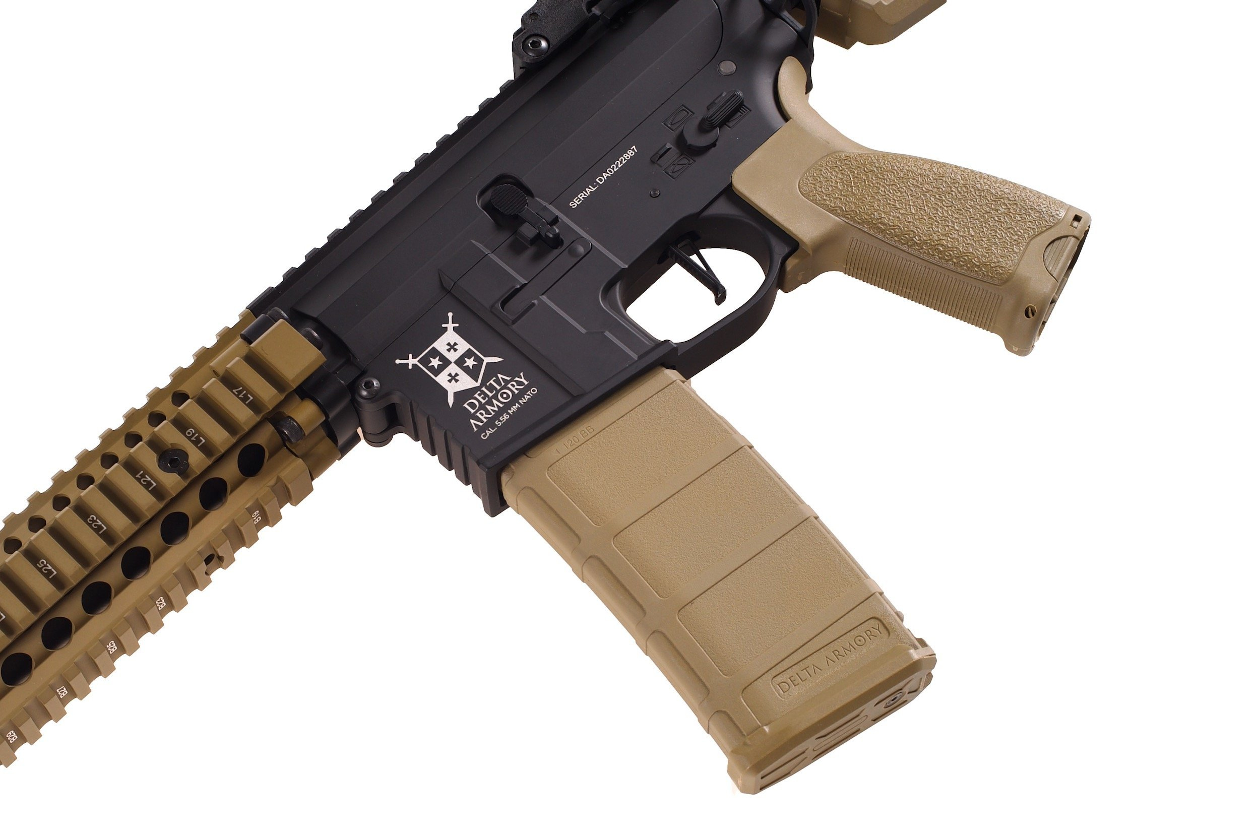 Delta Armory MK18 ALPHA - Black/Tan OD-A-DA017-BKTAN asgbox.pl Delta Armory MK18 ALPHA - Black/Tan - obrazek 3