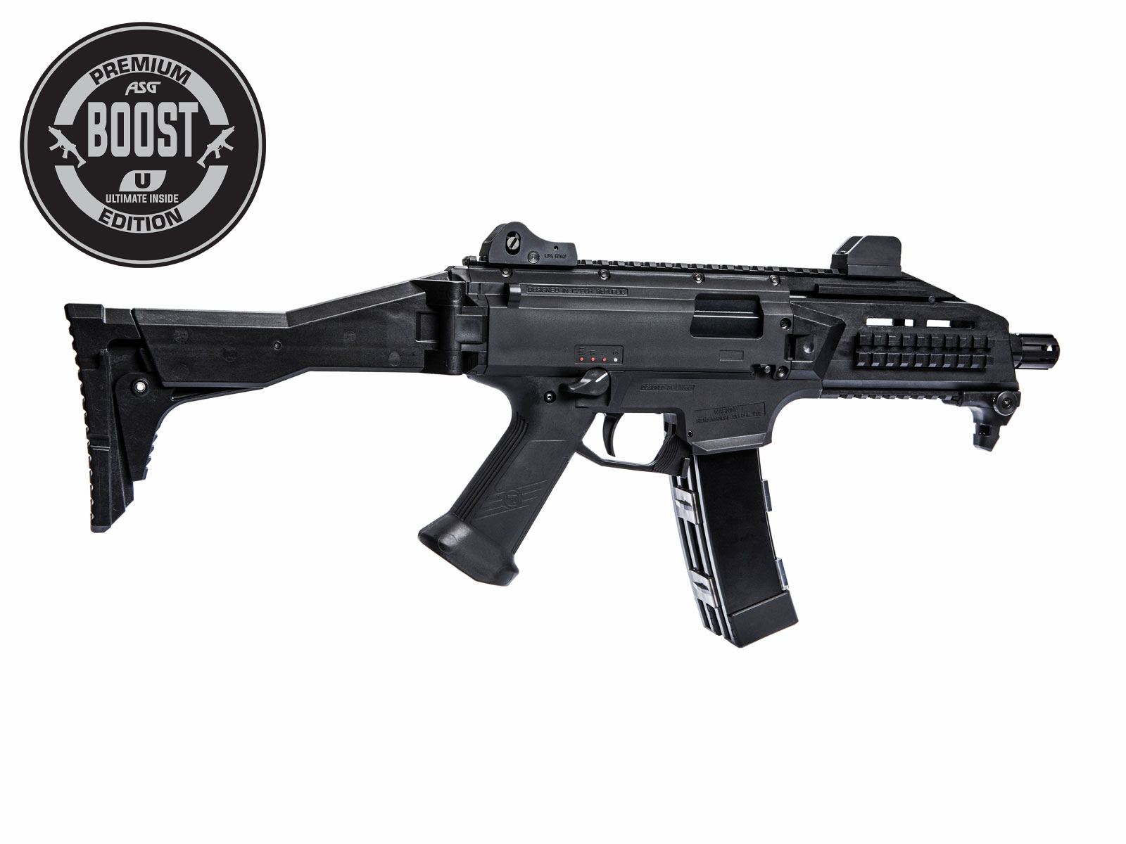 ASG CZ Scorpion EVO 3 A1 Ultimate BOOST - Black OD-A-ASG326 asgbox.pl ASG CZ Scorpion EVO 3 A1 Ultimate BOOST - Black - obrazek 2