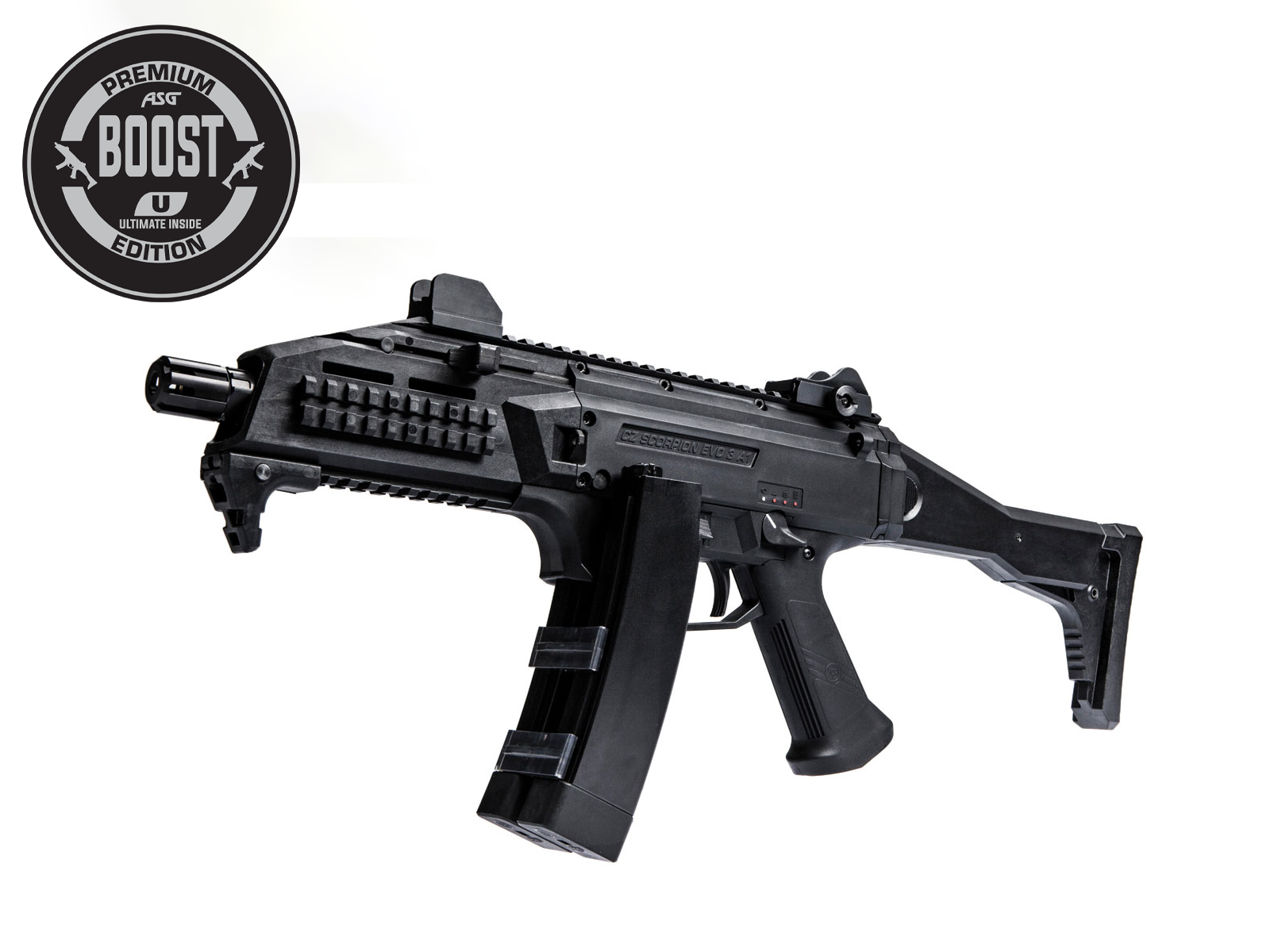 ASG CZ Scorpion EVO 3 A1 Ultimate BOOST - Black OD-A-ASG326 asgbox.pl ASG CZ Scorpion EVO 3 A1 Ultimate BOOST - Black - obrazek 3