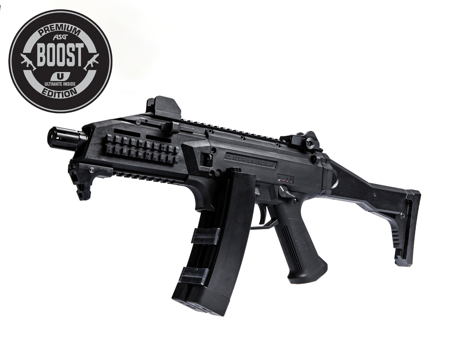 ASG CZ Scorpion EVO 3 A1 Ultimate BOOST - Black OD-A-ASG326 asgbox.pl ASG CZ Scorpion EVO 3 A1 Ultimate BOOST - Black - obrazek 5