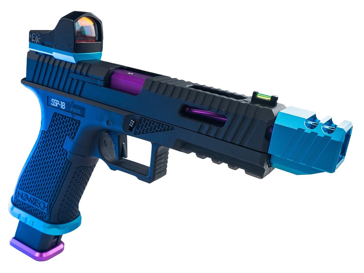 Novritsch MICRO V2 Red Dot Mount Plate for SSP18 Pistol - Grey OD-A-NOVRITSCH113-GR asgbox.pl Novritsch MICRO V2 Red Dot Mount Plate for SSP18 Pistol - Grey - obrazek 2