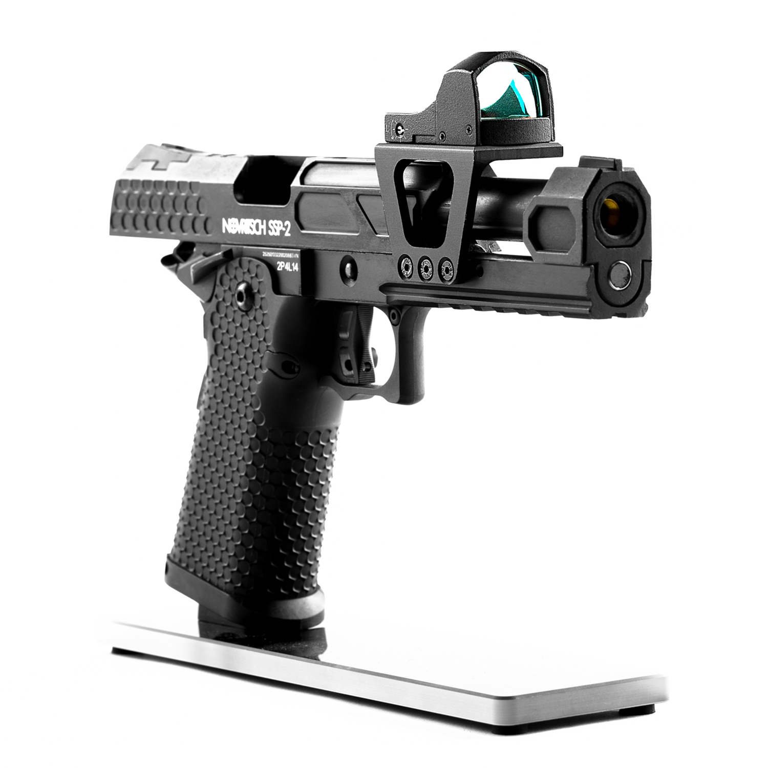 Novritsch MICRO V2 Red Dot Ambi Mount Plate for SSP2 Pistol - Black OD-A-NOVRITSCH95 asgbox.pl Novritsch MICRO V2 Red Dot Ambi Mount Plate for SSP2 Pistol - Black - obrazek 5