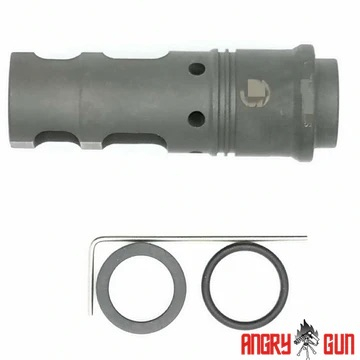 Angry Gun QD Muzzle Brake SOCOM556 TYPE-A (Full Markings), 14- mm (CCW) - Black OD-A-AGS556TA-CCW asgbox.pl Angry Gun QD Muzzle Brake SOCOM556 TYPE-A (Full Markings), 14- mm (CCW) - Black - obrazek 4