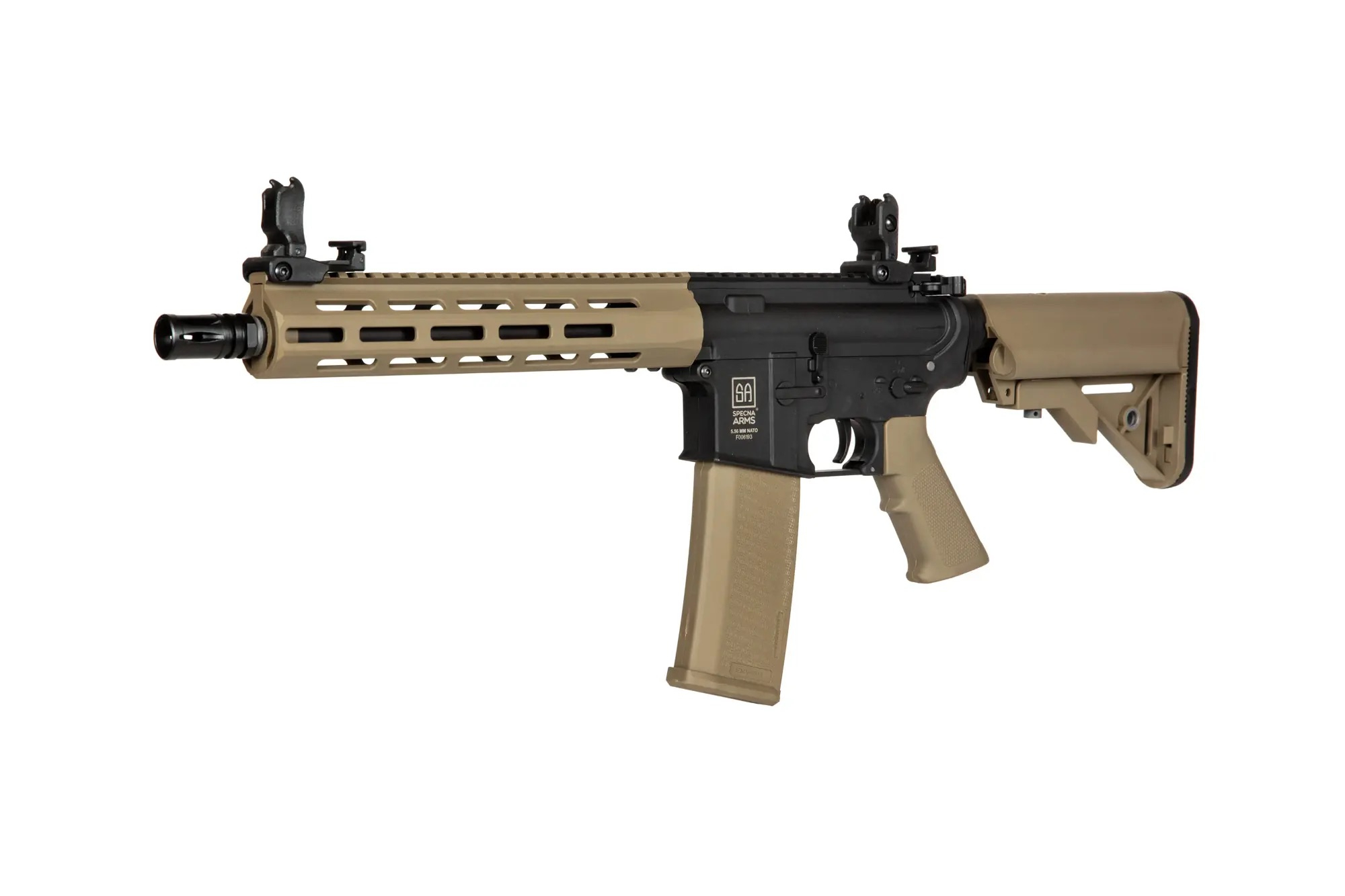 SA M4 Carbine M-LOK (SA-F03 FLEX(TM) Gen2) - Black / Tan OD-A-SPARMS186-TAN asgbox.pl SA M4 Carbine M-LOK (SA-F03 FLEX(TM) Gen2) - Black / Tan - obrazek 3