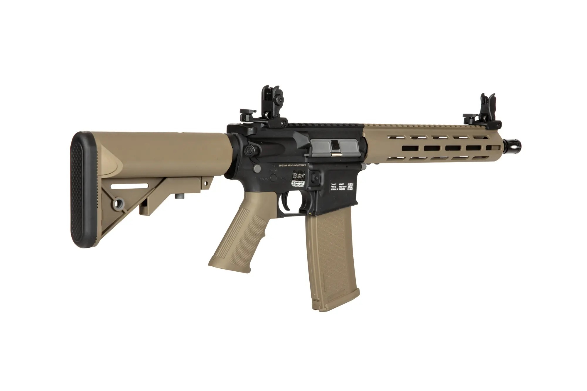 SA M4 Carbine M-LOK (SA-F03 FLEX(TM) Gen2) - Black / Tan OD-A-SPARMS186-TAN asgbox.pl SA M4 Carbine M-LOK (SA-F03 FLEX(TM) Gen2) - Black / Tan - obrazek 5