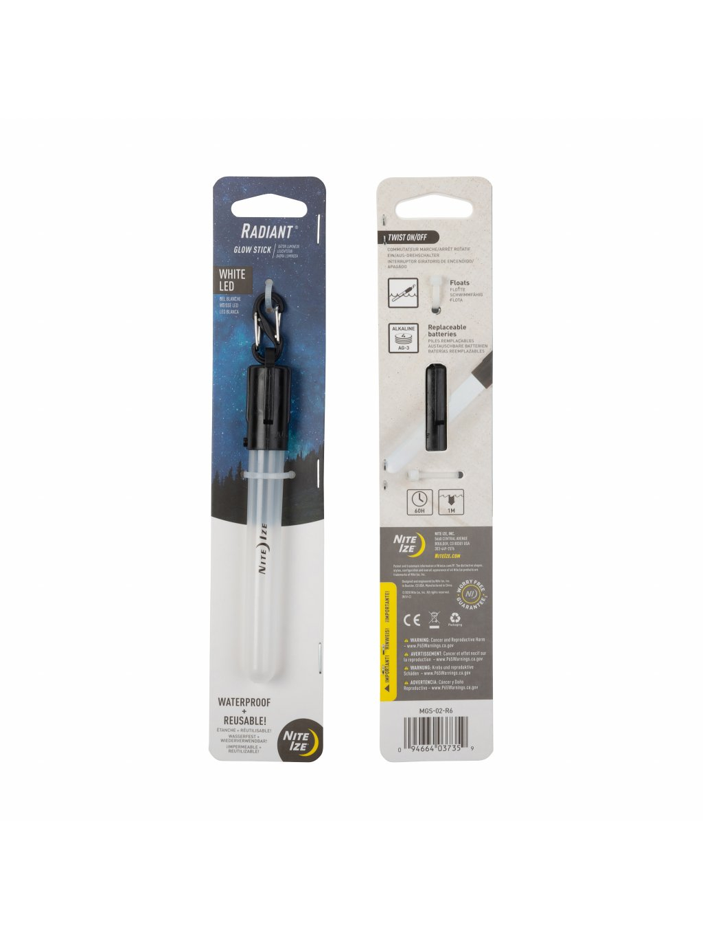 RADIANT(R) LED MINI GLOW STICK - White OD-A-MGS-02-R6 asgbox.pl RADIANT(R) LED MINI GLOW STICK - White