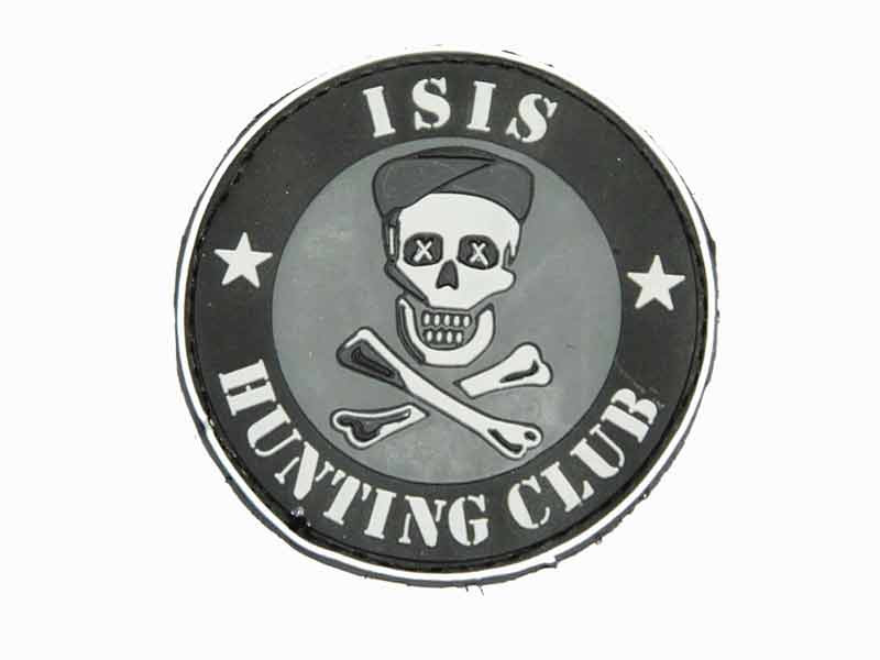 3D PVC ISIS HUNTING CLUB Patch - Black OD-A-P3DP003 asgbox.pl 3D PVC ISIS HUNTING CLUB Patch - Black