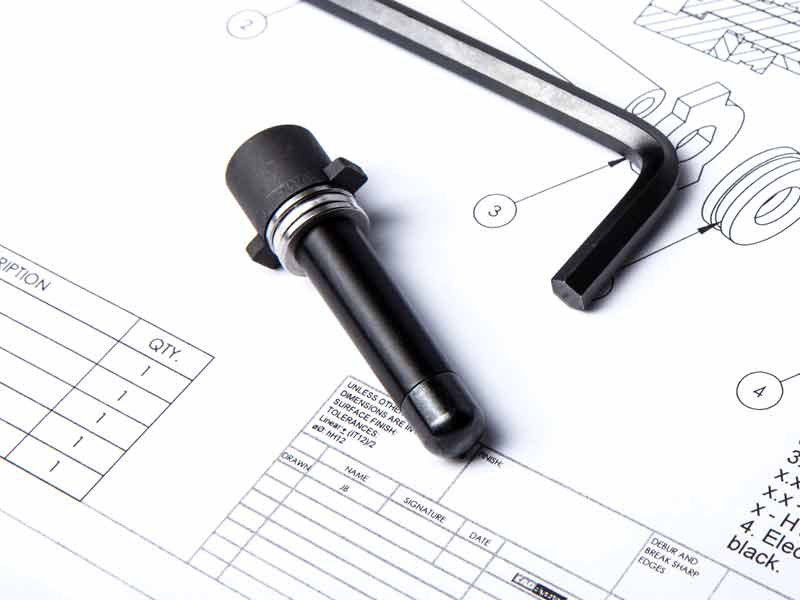 Steel Spring Guide w/Bearing, Scorpion EVO 3 - A1 OD-A-ASG081 asgbox.pl Steel Spring Guide w/Bearing, Scorpion EVO 3 - A1 - obrazek 2