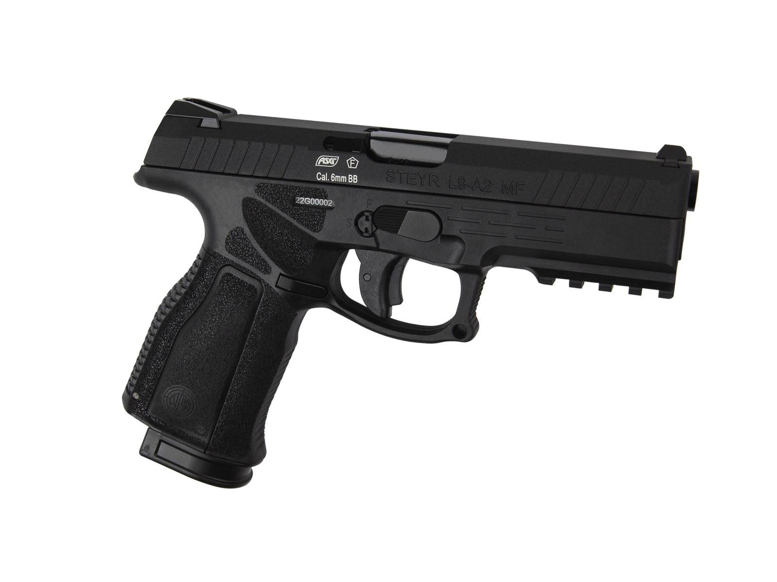 ASG STEYR L9-A2 GBB CO2 Pistol - Black OD-A-ASG328 asgbox.pl ASG STEYR L9-A2 GBB CO2 Pistol - Black - obrazek 3