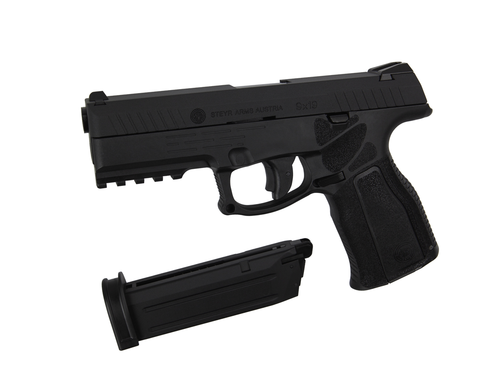 ASG STEYR L9-A2 GBB CO2 Pistol - Black OD-A-ASG328 asgbox.pl ASG STEYR L9-A2 GBB CO2 Pistol - Black - obrazek 4
