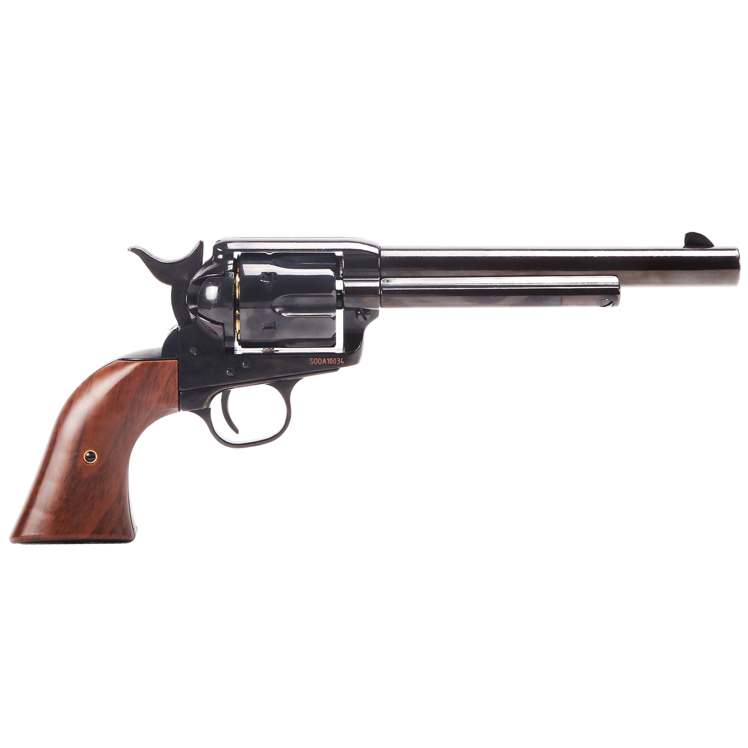 King Arms SAA .45 Peacemaker Revolver M 6" (Electroplating Black) - ver.2 OD-A-KARMS310 asgbox.pl King Arms SAA .45 Peacemaker Revolver M 6" (Electroplating Black) - ver.2 - obrazek 2