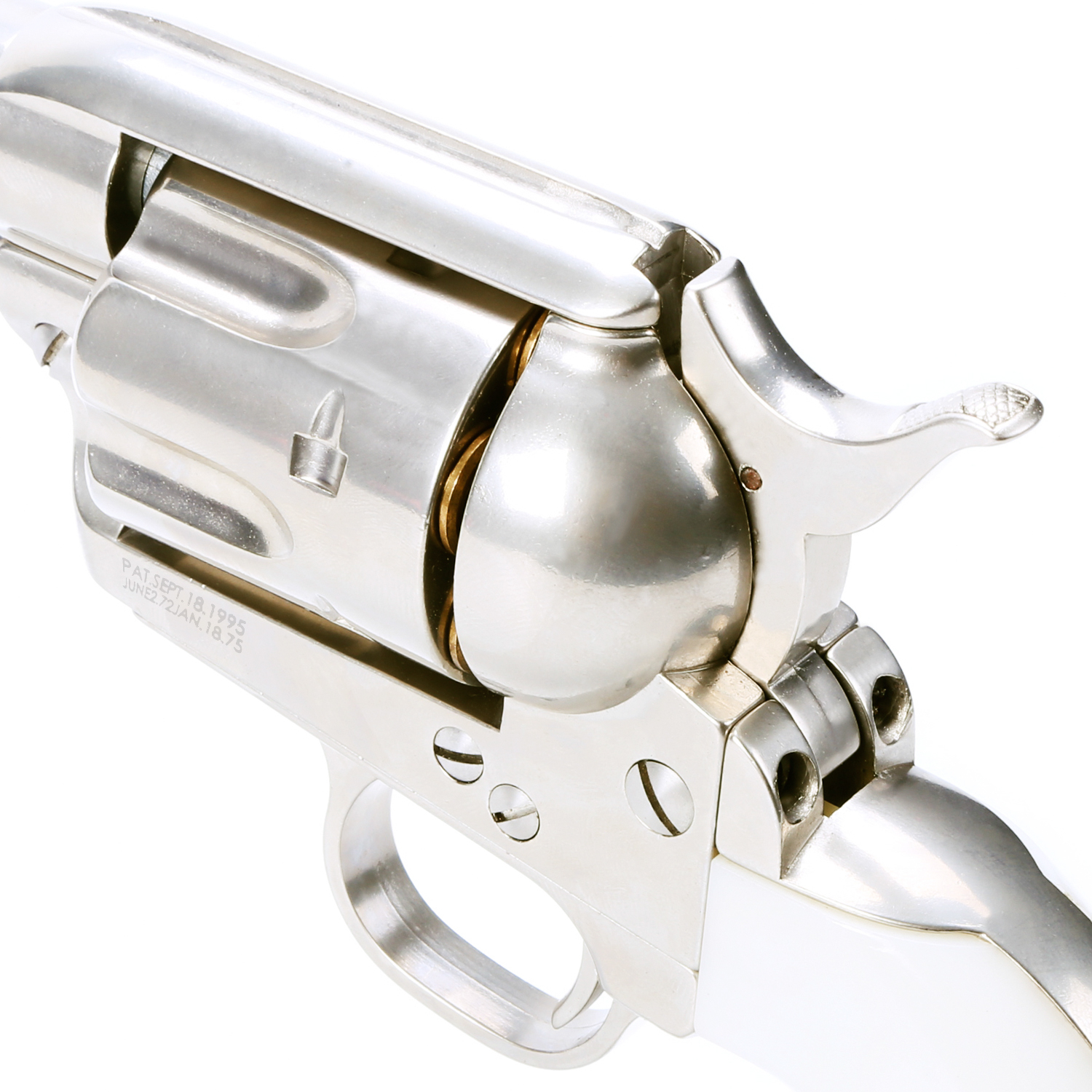 King Arms SAA .45 Peacemaker Revolver S 4" (Silver) - ver.2 OD-A-KARMS314 asgbox.pl King Arms SAA .45 Peacemaker Revolver S 4" (Silver) - ver.2 - obrazek 4