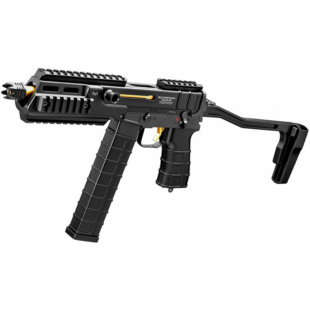 TM Electric AEP Submachine Gun Scorpion Mod.M - Black/Gold OD-A-EM00082 asgbox.pl TM Electric AEP Submachine Gun Scorpion Mod.M - Black/Gold
