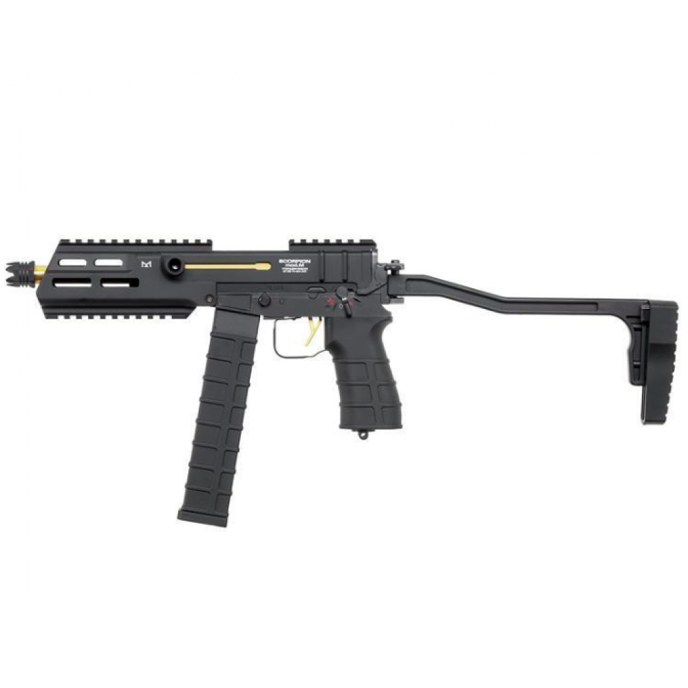 TM Electric AEP Submachine Gun Scorpion Mod.M - Black/Gold OD-A-EM00082 asgbox.pl TM Electric AEP Submachine Gun Scorpion Mod.M - Black/Gold - obrazek 2