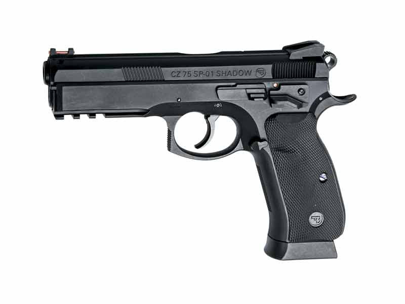 ASG CZ 75 SP-01 SHADOW GNB CO2 Pistol (Fixed Slide) - Black OD-A-ASG087 asgbox.pl ASG CZ 75 SP-01 SHADOW GNB CO2 Pistol (Fixed Slide) - Black
