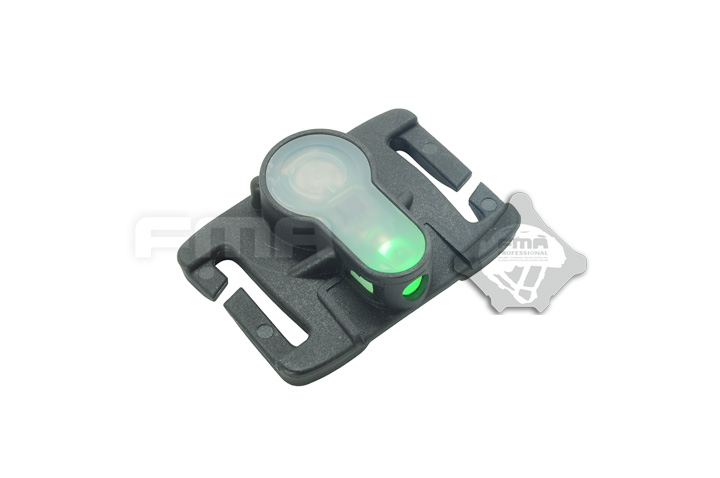 FMA MOLLE System Strobe Light Dark Earth, Black Case - Green OD-A-TB906-GR asgbox.pl FMA MOLLE System Strobe Light Dark Earth, Black Case - Green