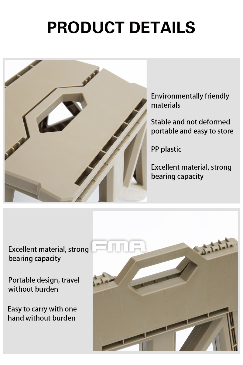 FMA Handiness Folding Chair - Tan OD-A-TB1460-DE asgbox.pl FMA Handiness Folding Chair - Tan - obrazek 4