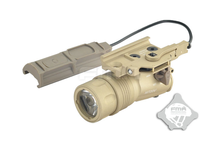 FMA M720V Weapon LED Light, Upgraded Version - Tan OD-A-TB968-DE asgbox.pl FMA M720V Weapon LED Light, Upgraded Version - Tan - obrazek 2
