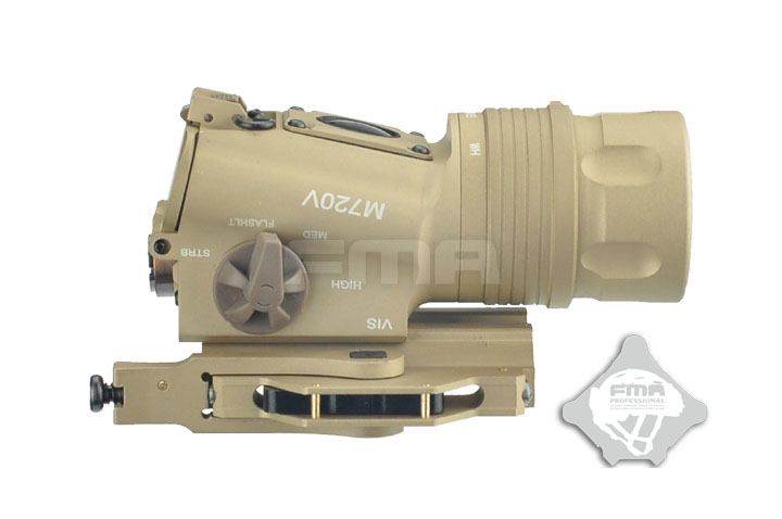 FMA M720V Weapon LED Light, Upgraded Version - Tan OD-A-TB968-DE asgbox.pl FMA M720V Weapon LED Light, Upgraded Version - Tan - obrazek 5