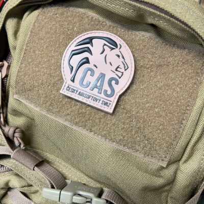 Alternative view of Patch "ČAS" Czech Airsoft Union - TAN