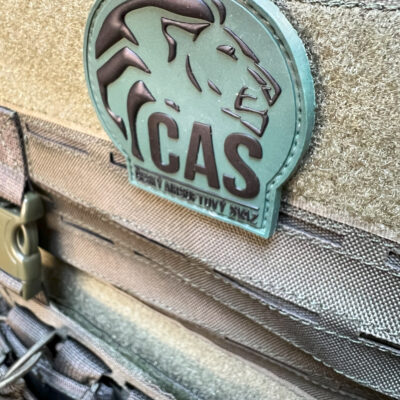 Patch "ČAS" Czech Airsoft Union - Green OD-A-P3DP057-OD asgbox.pl