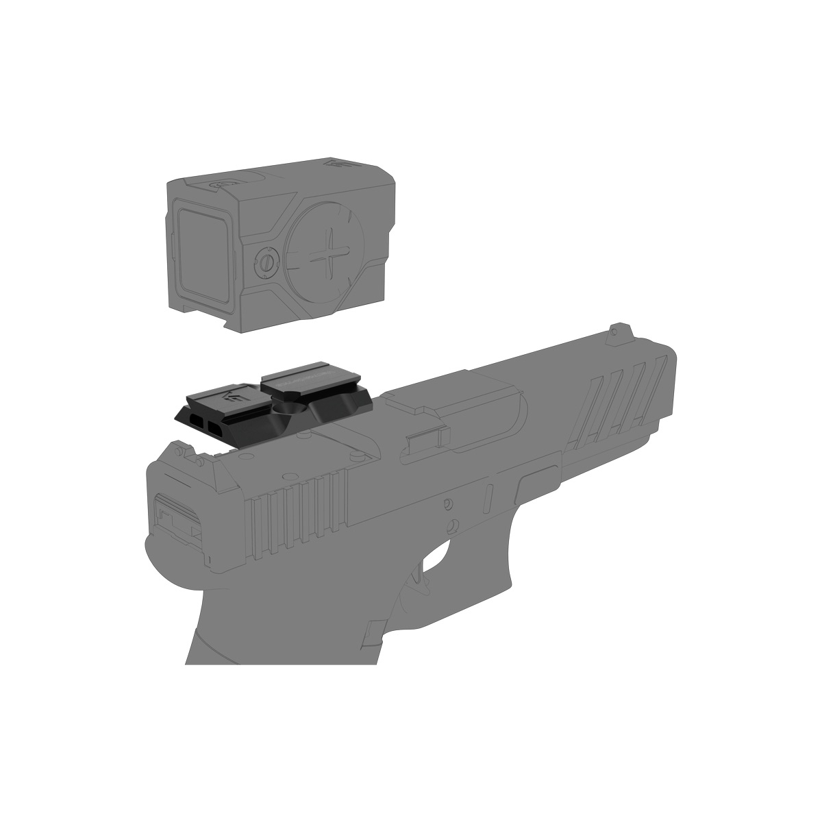 Red dot adapter FRENZY Plus for pistols w/ MOJ OD-A-SCFRM-13 asgbox.pl Red dot adapter FRENZY Plus for pistols w/ MOJ - obrazek 5