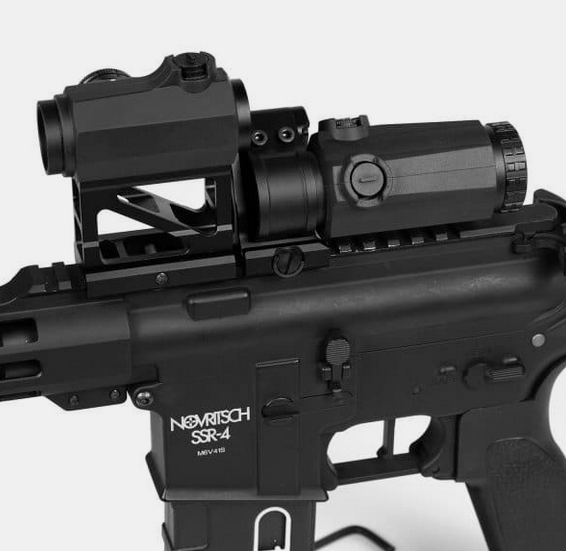 Novritsch High Flip-Up Mount for 30mm Magnifier - Black OD-A-NOVRITSCH152 asgbox.pl Novritsch High Flip-Up Mount for 30mm Magnifier - Black - obrazek 4