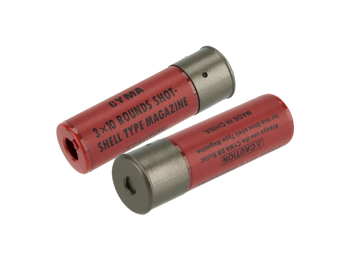 TM Shells for shotgun M870 / SPAS 12 / M3 for 30 BBs, 2 pcs - Red OD-A-MDM1004 asgbox.pl TM Shells for shotgun M870 / SPAS 12 / M3 for 30 BBs, 2 pcs - Red