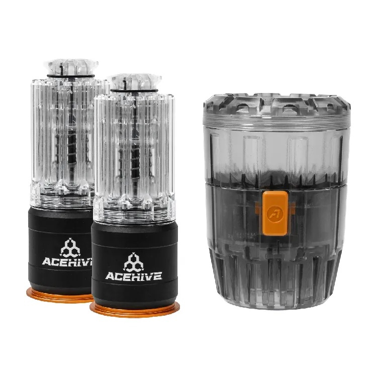 AceTech AceHive 40mm Gas Grenades, 80 BBs (2 pcs) and SPAWNER Loader - Transparent OD-A-PAG0100-B-101 asgbox.pl AceTech AceHive 40mm Gas Grenades, 80 BBs (2 pcs) and SPAWNER Loader - Transparent