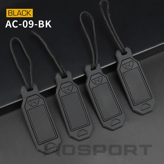 Personalized WoSporT tags (4 pcs) - Black OD-A-WOSP178-BK asgbox.pl Personalized WoSporT tags (4 pcs) - Black