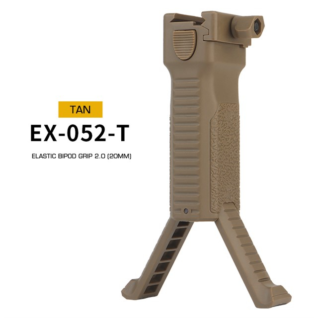 Telescopic Grip with integrated Bipod WST 2.0 - Tan OD-A-WOSP180-TAN asgbox.pl Telescopic Grip with integrated Bipod WST 2.0 - Tan