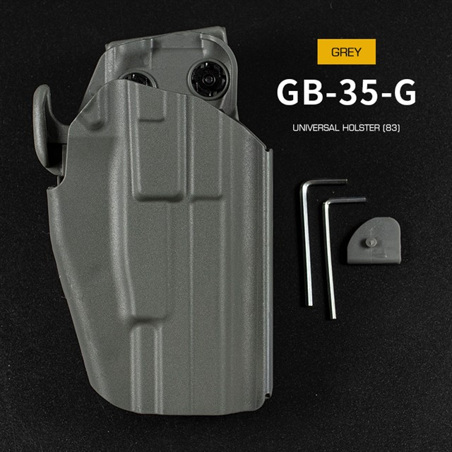 WST Universal Belt Holster GB35 for Full Size Pistols, Right Hand - Grey OD-A-WOSP93-GR asgbox.pl WST Universal Belt Holster GB35 for Full Size Pistols, Right Hand - Grey