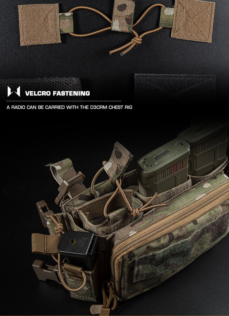 Fastener with velcro for open pouch - Coyote OD-A-WOSP187-COY asgbox.pl Fastener with velcro for open pouch - Coyote - obrazek 3