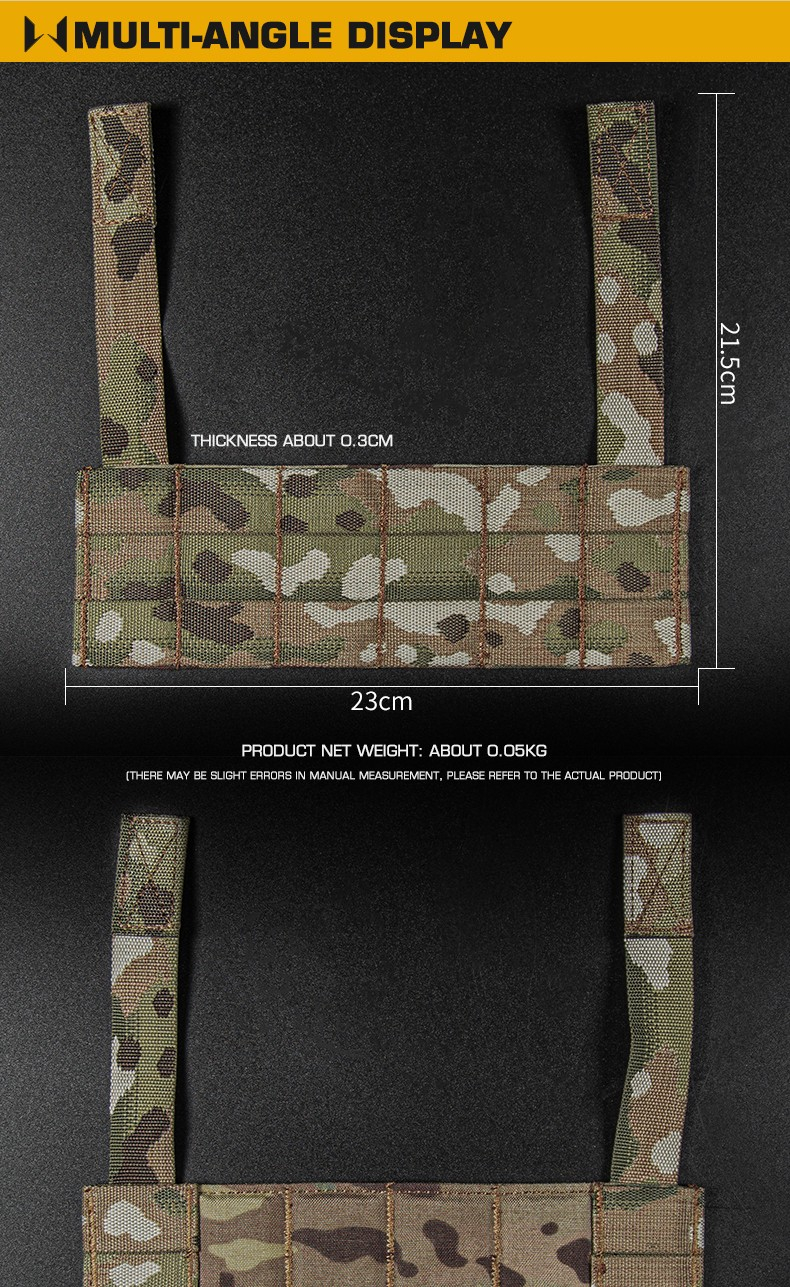 Chest Rig Molle Expansion panel - Coyote OD-A-WOSP188-COY asgbox.pl Chest Rig Molle Expansion panel - Coyote - obrazek 2