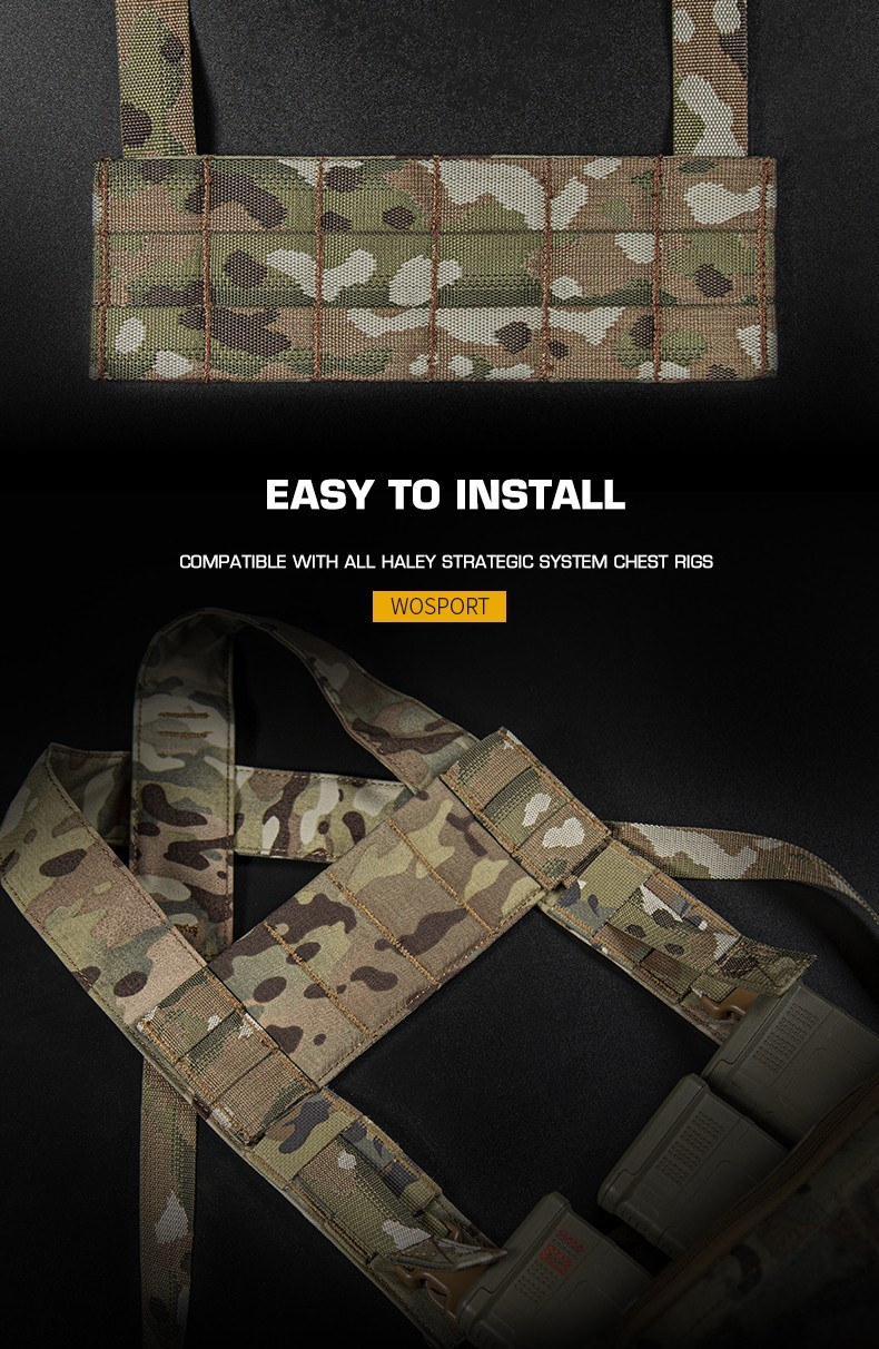 Chest Rig Molle Expansion panel - Coyote OD-A-WOSP188-COY asgbox.pl Chest Rig Molle Expansion panel - Coyote - obrazek 3