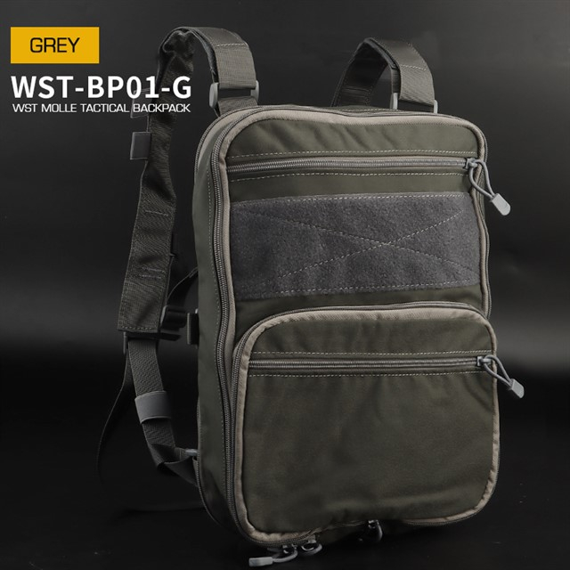 Tactical backpack WST Flat Pack - Grey OD-A-WOSP175-G asgbox.pl Tactical backpack WST Flat Pack - Grey