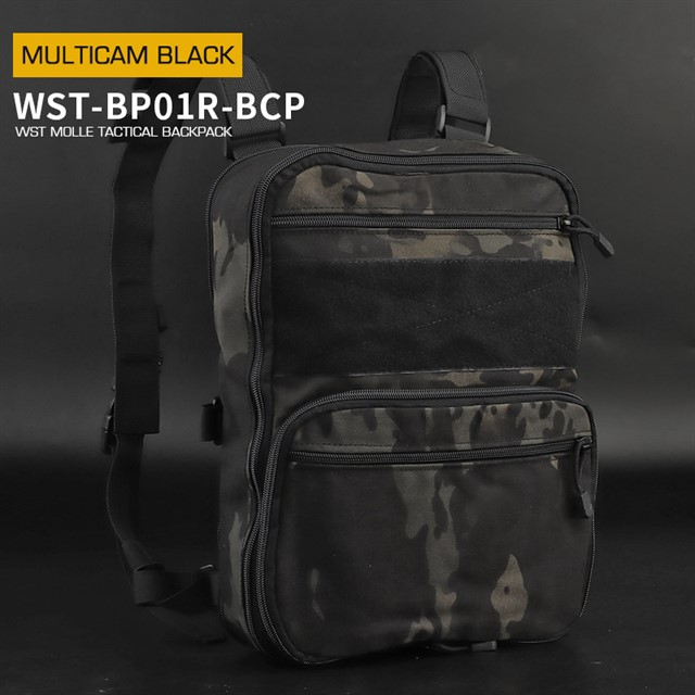 Tactical backpack WST Flat Pack - MC Black OD-A-WOSP175-BMC asgbox.pl Tactical backpack WST Flat Pack - MC Black