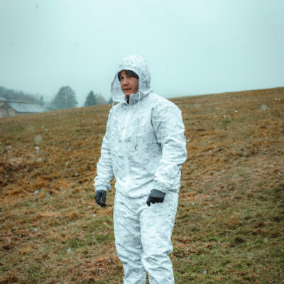 Winter camouflage waterproof coverall Gen. 2 - set