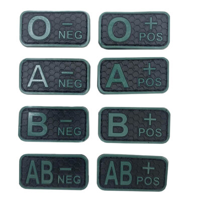 Blood patch AB NEG - TYPE C - black/green