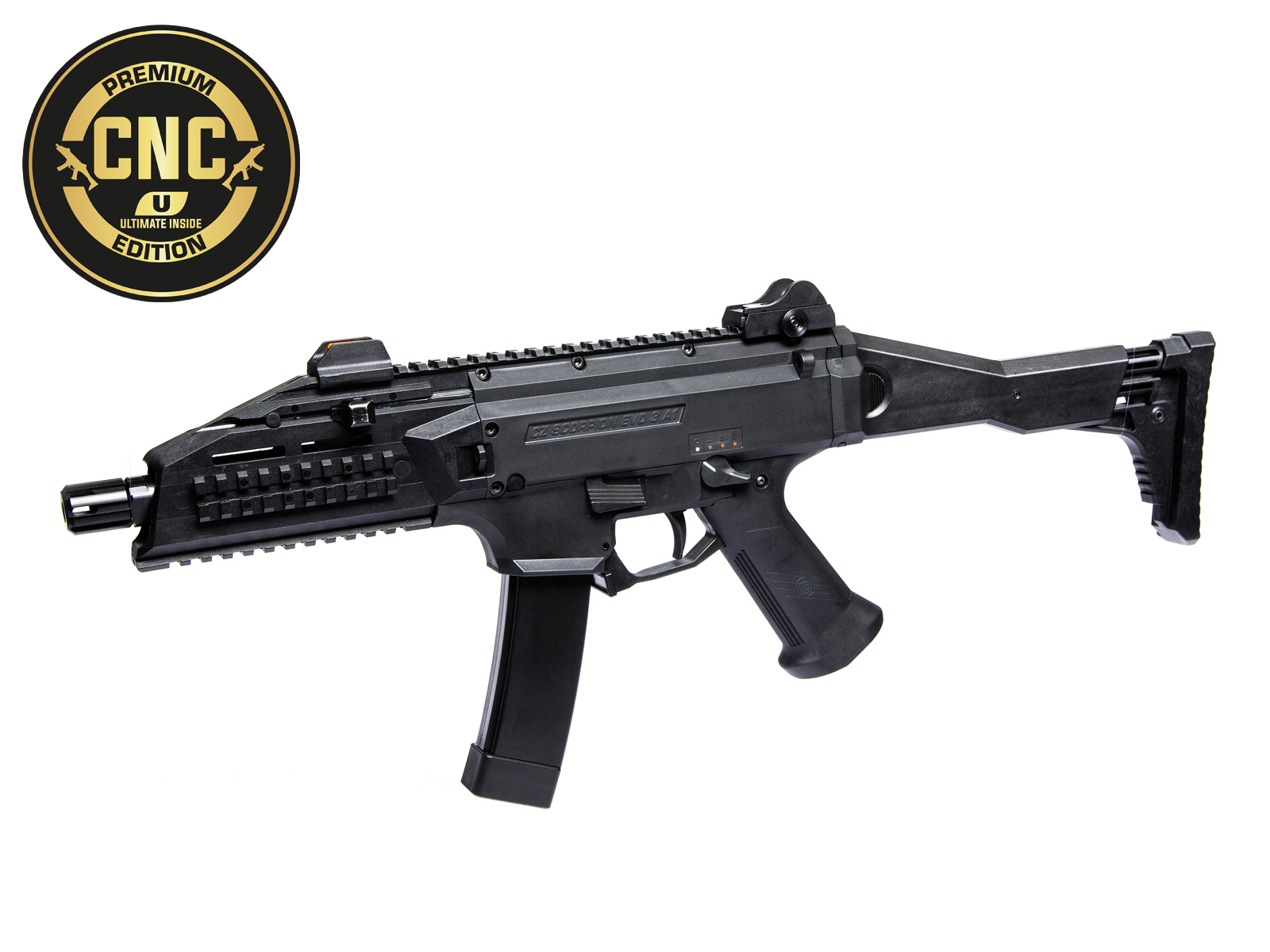 ASG CZ Scorpion EVO 3 A1 Ultimate CNC - Black OD-A-ASG334 asgbox.pl ASG CZ Scorpion EVO 3 A1 Ultimate CNC - Black