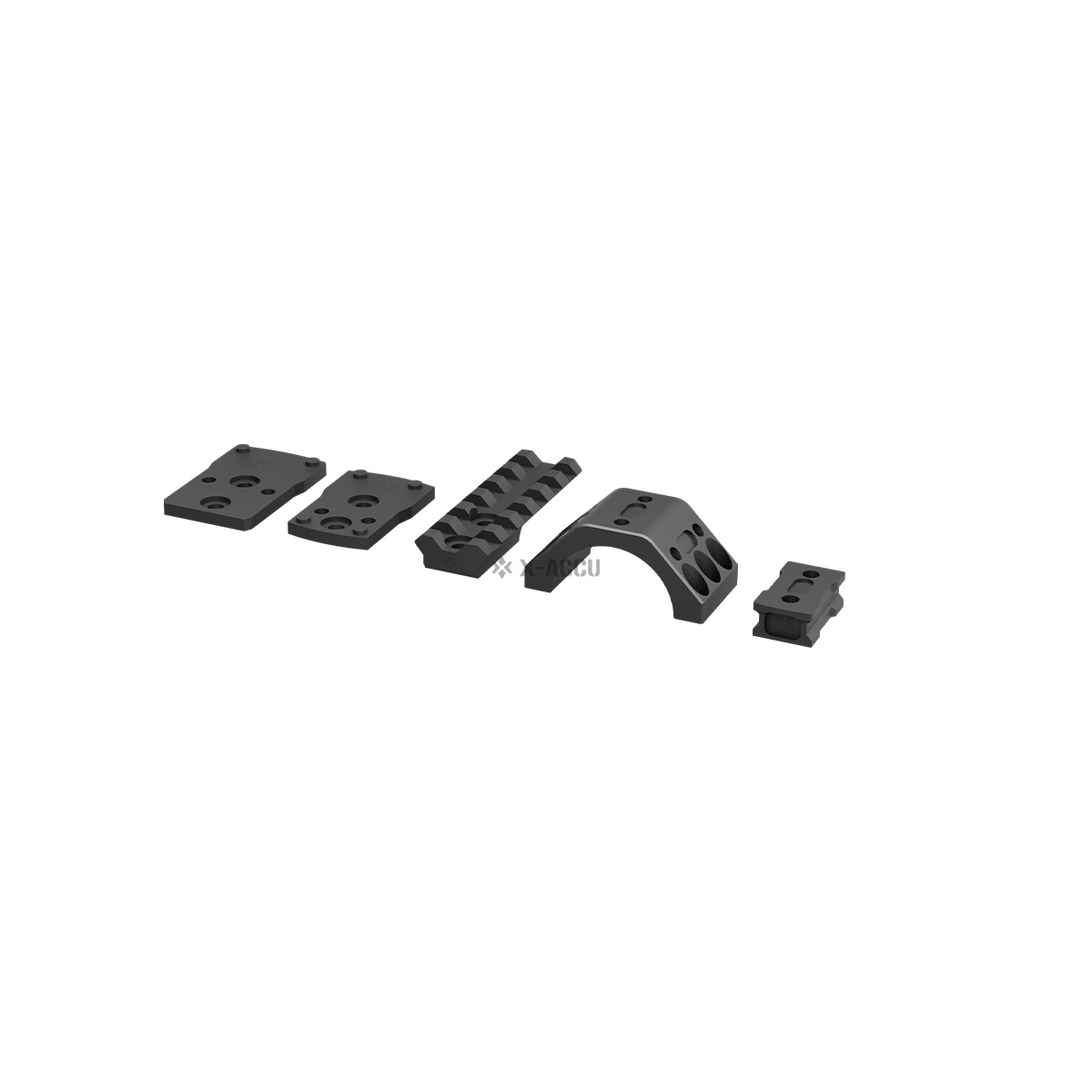 VO Mounting Kit for Red Dot Sight on 34mm X-ACCU Rings (6 screws) - Black OD-A-XASR-A01 asgbox.pl VO Mounting Kit for Red Dot Sight on 34mm X-ACCU Rings (6 screws) - Black