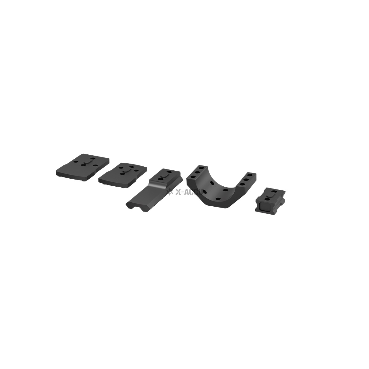 VO Mounting Kit for Red Dot Sight on 34mm X-ACCU Rings (6 screws) - Black OD-A-XASR-A01 asgbox.pl VO Mounting Kit for Red Dot Sight on 34mm X-ACCU Rings (6 screws) - Black - obrazek 3