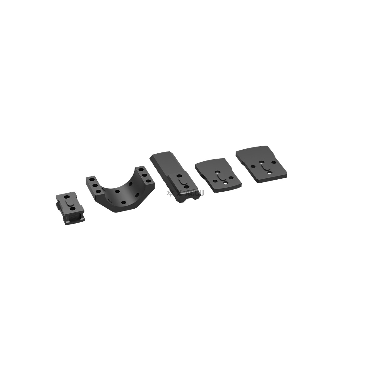 VO Mounting Kit for Red Dot Sight on 34mm X-ACCU Rings (6 screws) - Black OD-A-XASR-A01 asgbox.pl VO Mounting Kit for Red Dot Sight on 34mm X-ACCU Rings (6 screws) - Black - obrazek 4