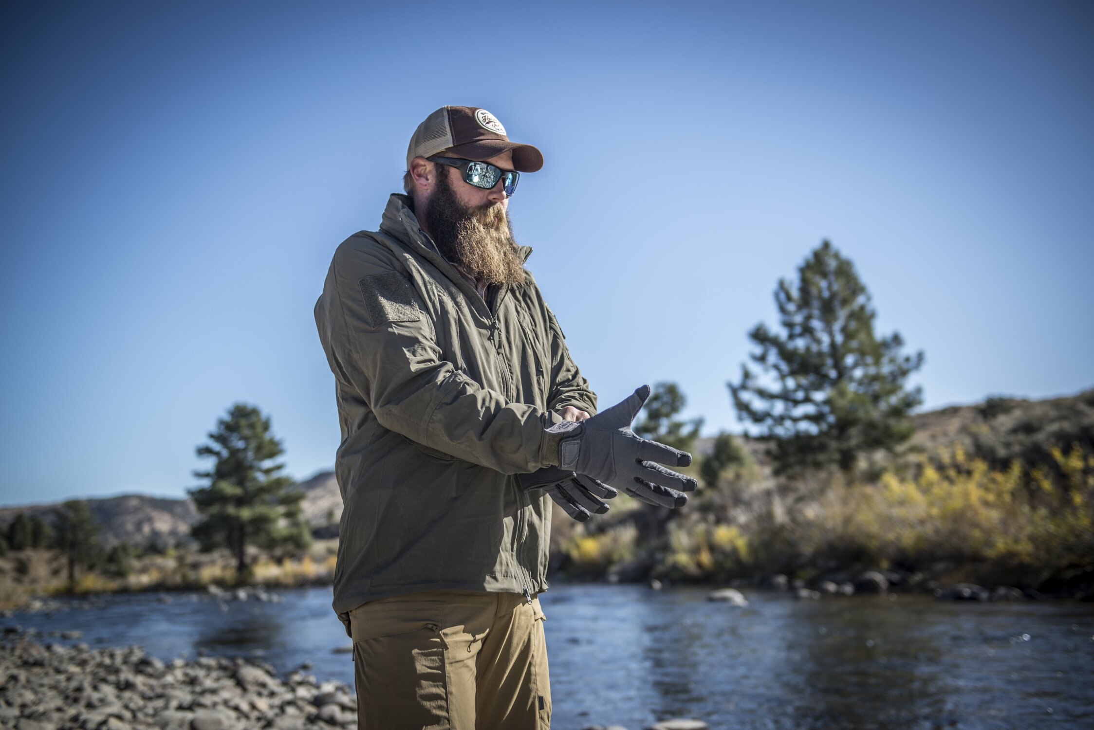 HELIKON IMPACT DUTY MK2 Winter Gloves - Green/Black OD-A-RK-ID2-NE-0201B-B03 asgbox.pl HELIKON IMPACT DUTY MK2 Winter Gloves - Green/Black - obrazek 3